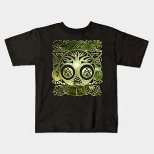 Tree of life - Yggdrasil  and celtic animals Kids T-Shirt